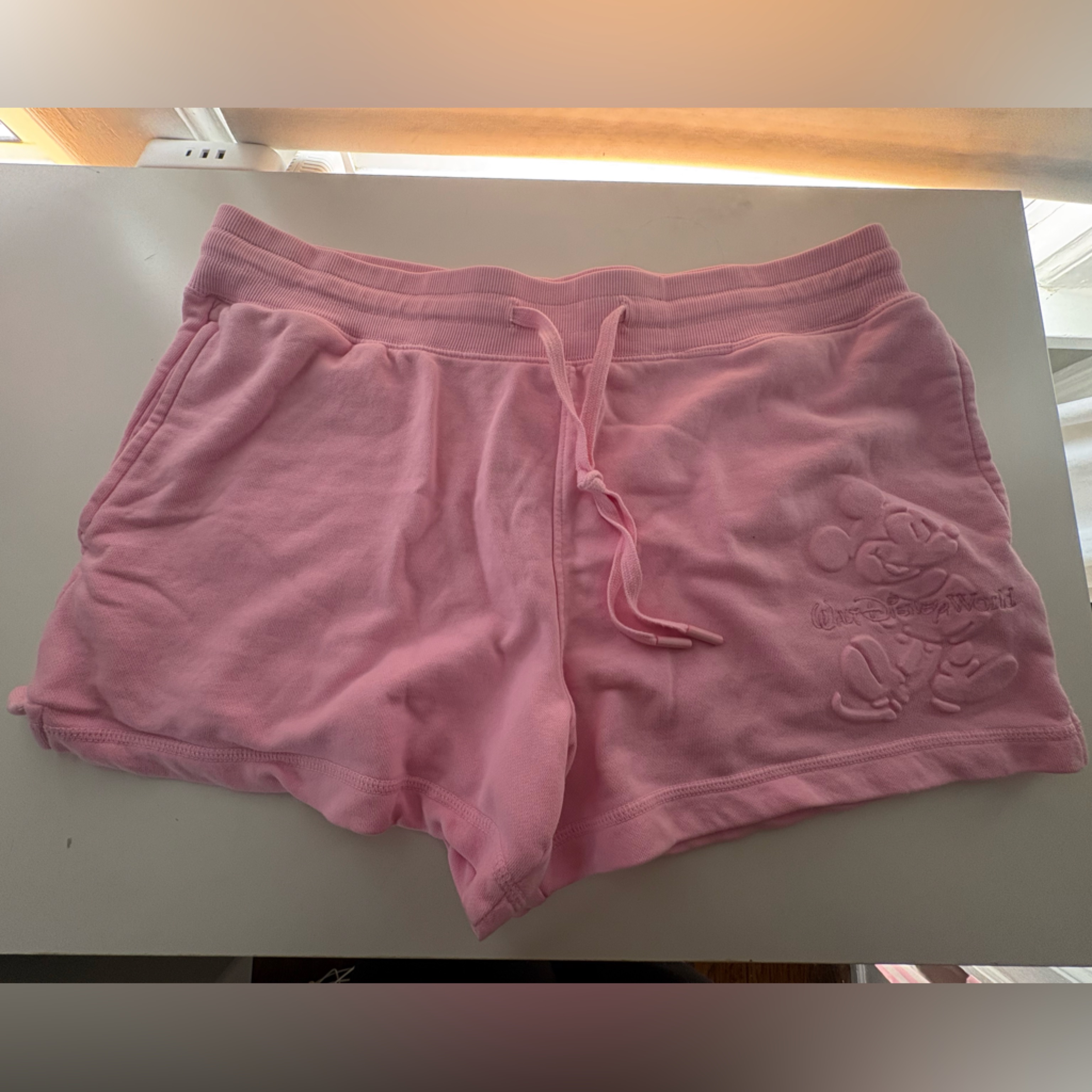 Disney Pink Women's Drawstring Athletic Shorts